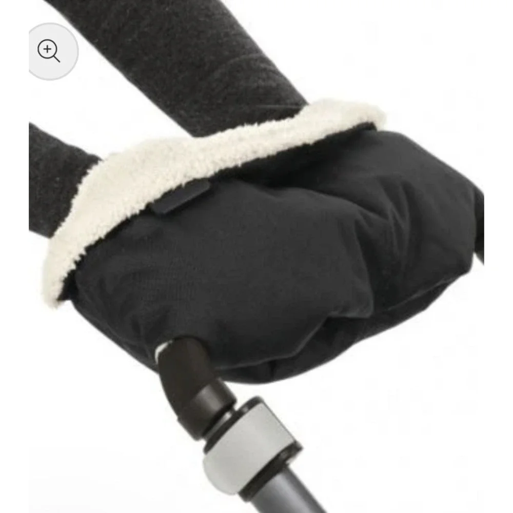 Maxi Cosi Baby Infant Stroller Gloves Hand Muff Black Sherpa